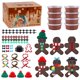 thumbnail image 1 of Kit de manualidades LULEEYANG Gingerbread Man, 8 unidades, arcilla secada al aire, 1 of 8