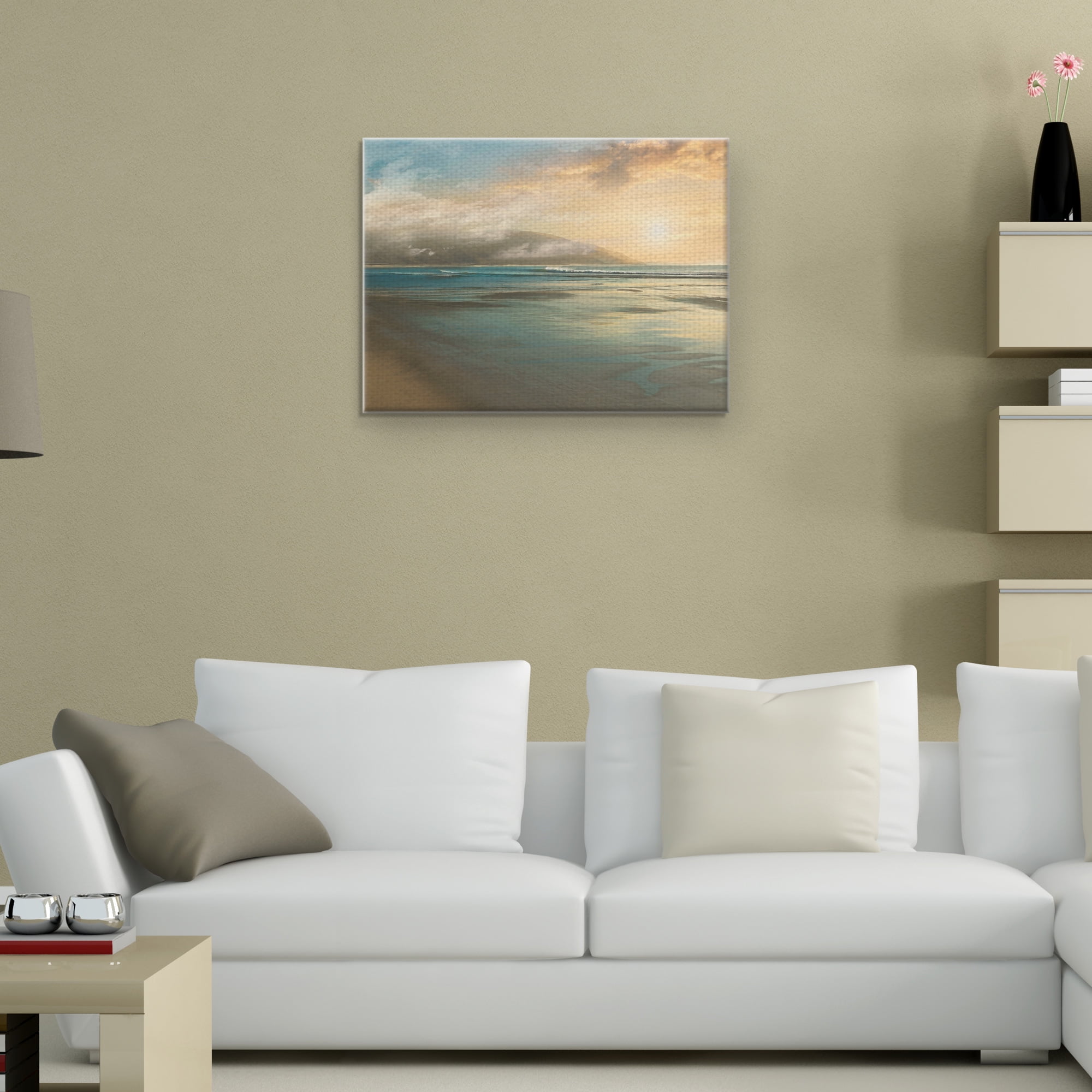 Island Mist by Mike Calascibetta Wrapped Canvas Painting Art Print