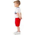 thumbnail image 3 of U.S. Polo Assn. Toddler Boys Stripe T-Shirt, Sizes 2T-5T, 3 of 5