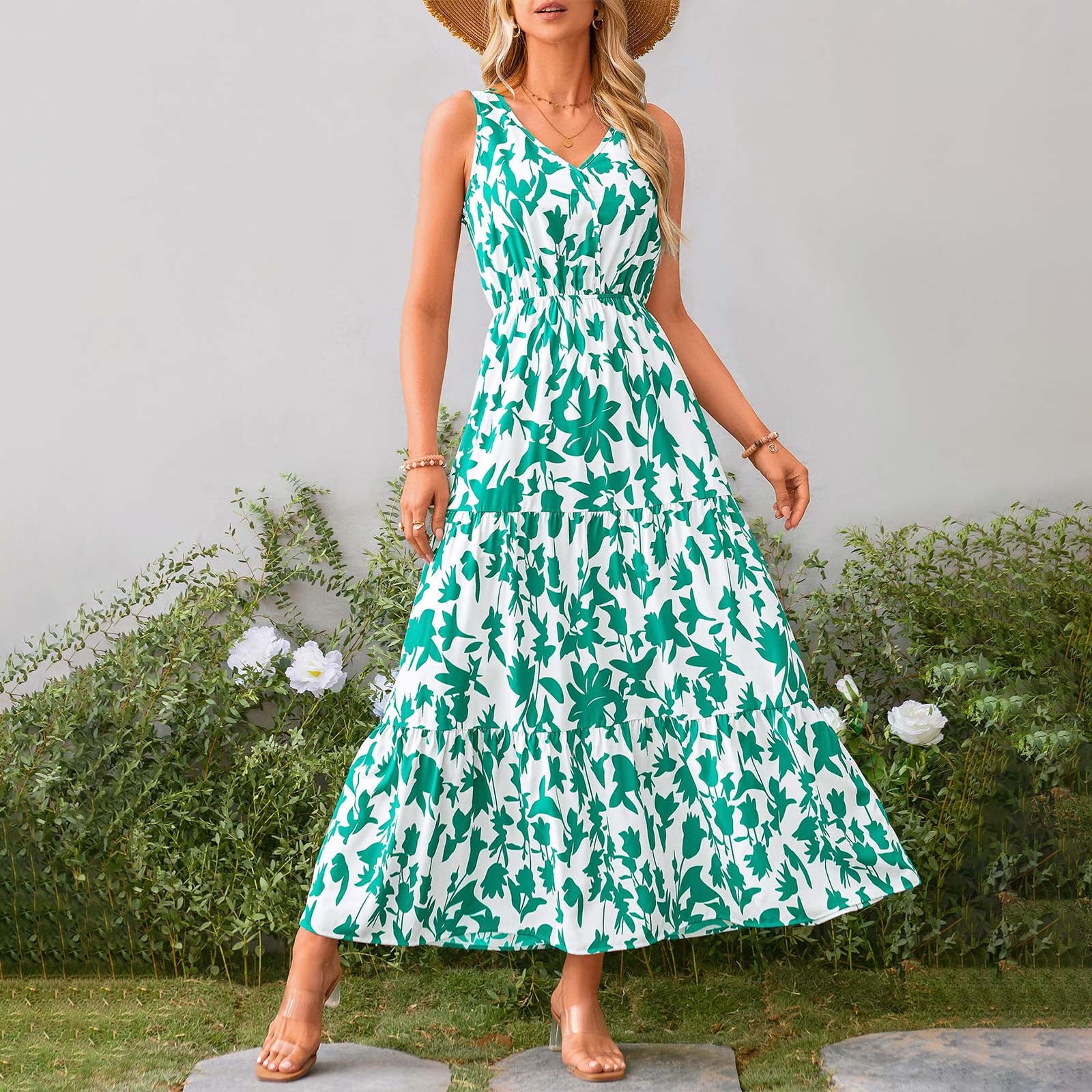 ◆Since Then◆ Flower Garden Long Dress 8a0ce71a-cc36-4195-bcdf-