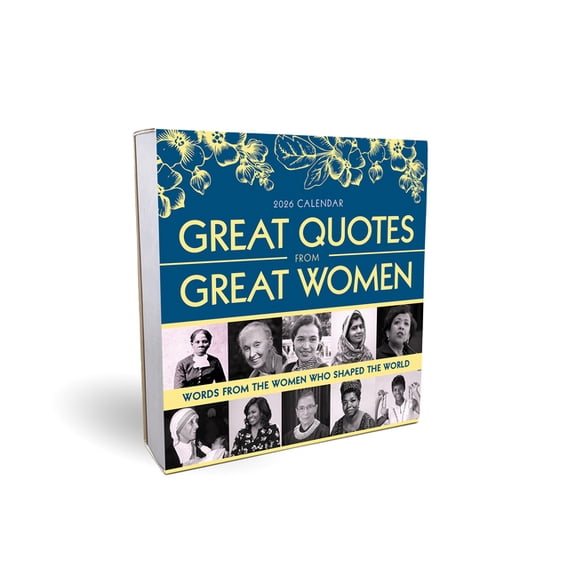2026 Great Quotes from Great Women Boxed Calendar: Words from the Women Who Shaped the World, (Paperback)