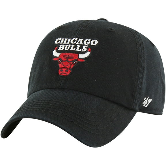 Men's '47 Black Chicago Bulls  Classic Franchise Fitted Hat