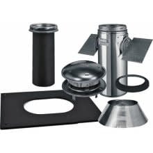 Selkirk 208621 Black Stainless Steel Type A Vent Stove Pipe Ceiling Support Kit