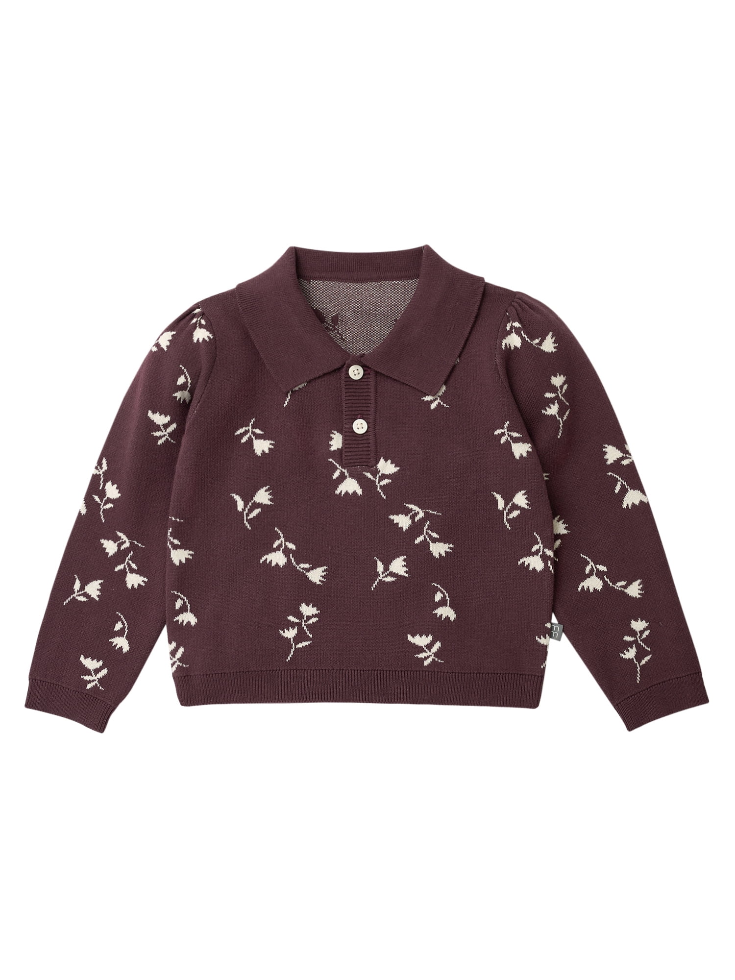 Modern Moments by Gerber Toddler Girl Jacquard Sweater and Skirt Set, 2-Piece, Sizes 12 Months - 5T