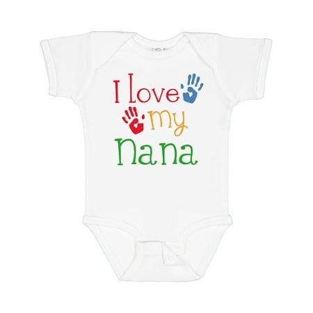 

Inktastic I Love My Nana Gift Baby Boy or Baby Girl Bodysuit