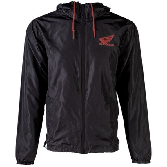 Factory Effex Honda Mens Windbreaker Jacket Black/Red MD