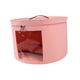 thumbnail image 2 of Caja para guardar sombreros, portátil, de peluche y juguetes, plegable, de ala redonda Rosa Medio, 2 of 9