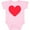 AD-Pink, variant on Inktastic Valentine's Day Red Heart Boys or Girls Baby Bodysuit