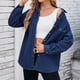 thumbnail image 5 of Camisa vaquera de primavera para mujer: estilo oversize boyfriend, botones, bolsillos en el pecho, aberturas laterales. Ideal para combinar en primavera y otoño., 5 of 5