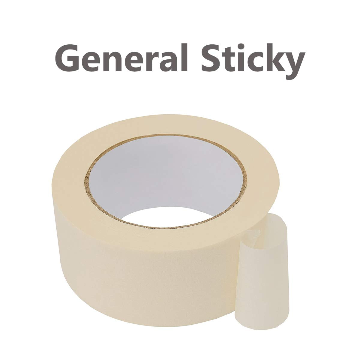Wide Masking Tape 2 inches, 6-Pack White Masking Tape Bulk Multi Pack, General Purpose & High Performance, 1.95 inches x 55 Yards x 6 Rolls (330 Total Yards)