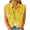 Yellow-weighted vest woman, variant on Women's Lapel Collar Button Up Solid Color Sleeveless Casual Fashion Denim Vest Jacke Yellow L(L)