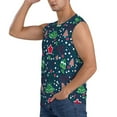 thumbnail image 3 of Kdxio Débardeur de Noël pour Hommes, T-Shirts de Musculation Sans Manches Décontractés-3TG, 3 of 7