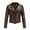 Coffee-3, variant on Black*Friday ChaoHeng 2025 Jackets for Women Women's Solid Color Faux Leather Jacket,Long Sleeve Motorcycle Style