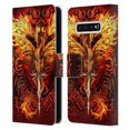 thumbnail image 1 of Head Case Designs Officially Licensed Ruth Thompson Dragons Flameblade Leather Book Wallet Case Cover Compatible with Samsung Galaxy S10, 1 of 6