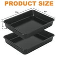 thumbnail image 7 of VINAUO 9 x 11 in Baking Sheet Pans of 2, Heavy Duty Deep Size Baking Pan Nonstick Oven Pans for Cooking Brownie, Toaster Oven Pans, Easy Clean & Food Safe, 7 of 7