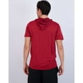 thumbnail image 3 of Real Essentials 3 Pack: Men's Dry Fit Short Sleeve Active Athletic Hoodie Pullover Sweatshirt (Available in Big & Tall), 3 of 7