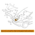 thumbnail image 3 of For NEW 11-15 Sienna Van V6 Front Hood Latch Lock Bracket Steel TO1234178, 3 of 5