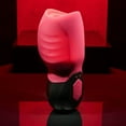 thumbnail image 2 of Gender X Body Kisses Rechargeable Vibrating Silicone Suction Massager Red, 2 of 3