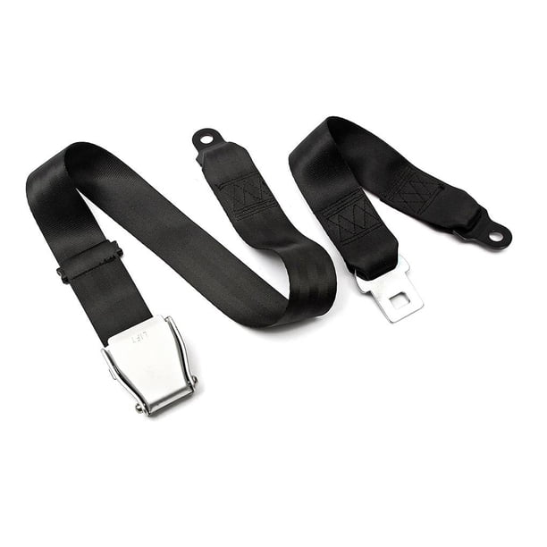 Extensor de cinturón de seguridad de dos puntos ajustable universal, accesorios de equipos de juego de aviones de aluminio de aviación AweSitey PJ6785-00