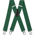 thumbnail image 1 of MesaSe Bretelles de Pantalon pour Hommes avec Bretelles Réglables Robustes de 2 Pouces de Large 4 Clips, 1 of 6