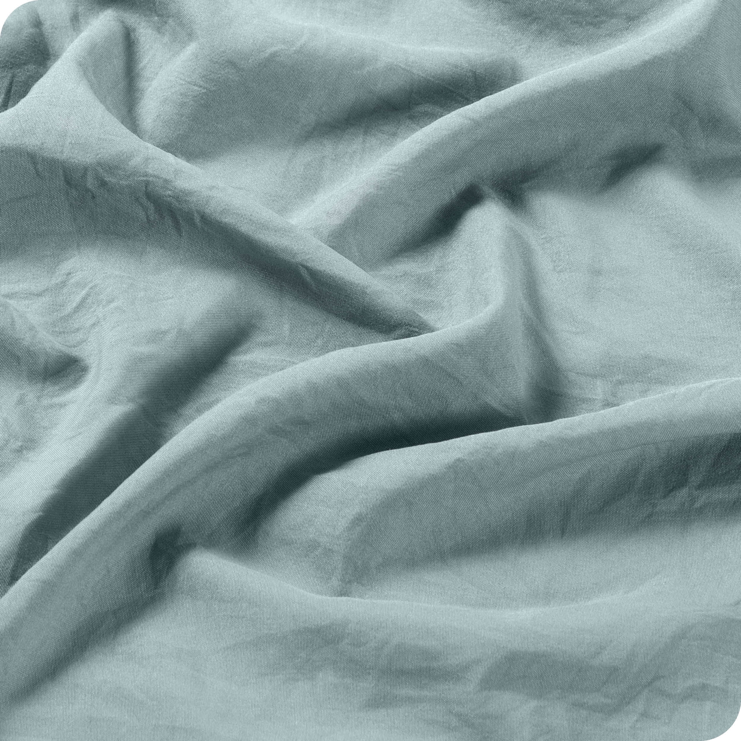 Bare Home Slate Sandwashed Microfiber Sheet Set, Wrinkle Resistant, Deep Pocket, Twin