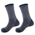 thumbnail image 1 of BambooMN Thick Wool Blend Socks - Assortment 08, Women's - 2 Pairs, 1 of 2