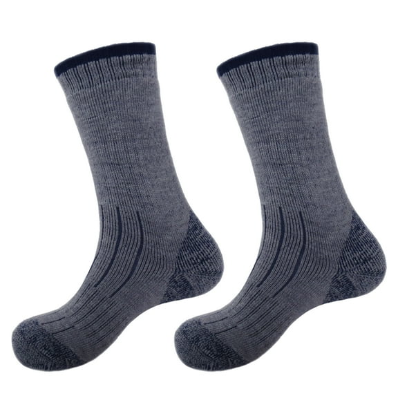 BambooMN Thick Wool Blend Socks - Assortment 08, Women's - 2 Pairs