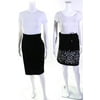 Vince Camuto Womens Pencil Skirt Black Size Medium Large LOT 2