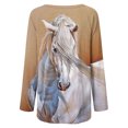 thumbnail image 5 of Blusa de manga larga con cuello redondo para mujer Pompotops  gfhjh19505, 5 of 5