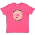 thumbnail image 3 of Inktastic Donut Worry Be Happy Youth T-Shirt, 3 of 5