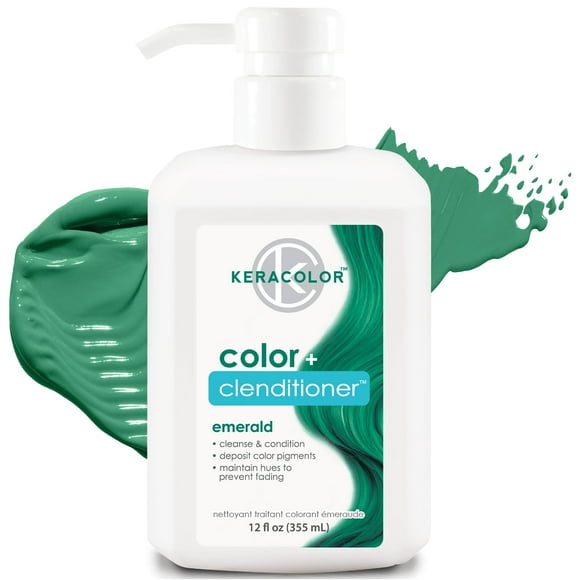 Tinte para el cabello Keracolor Clenditioner EMERALD Semi Permanente 360 ml