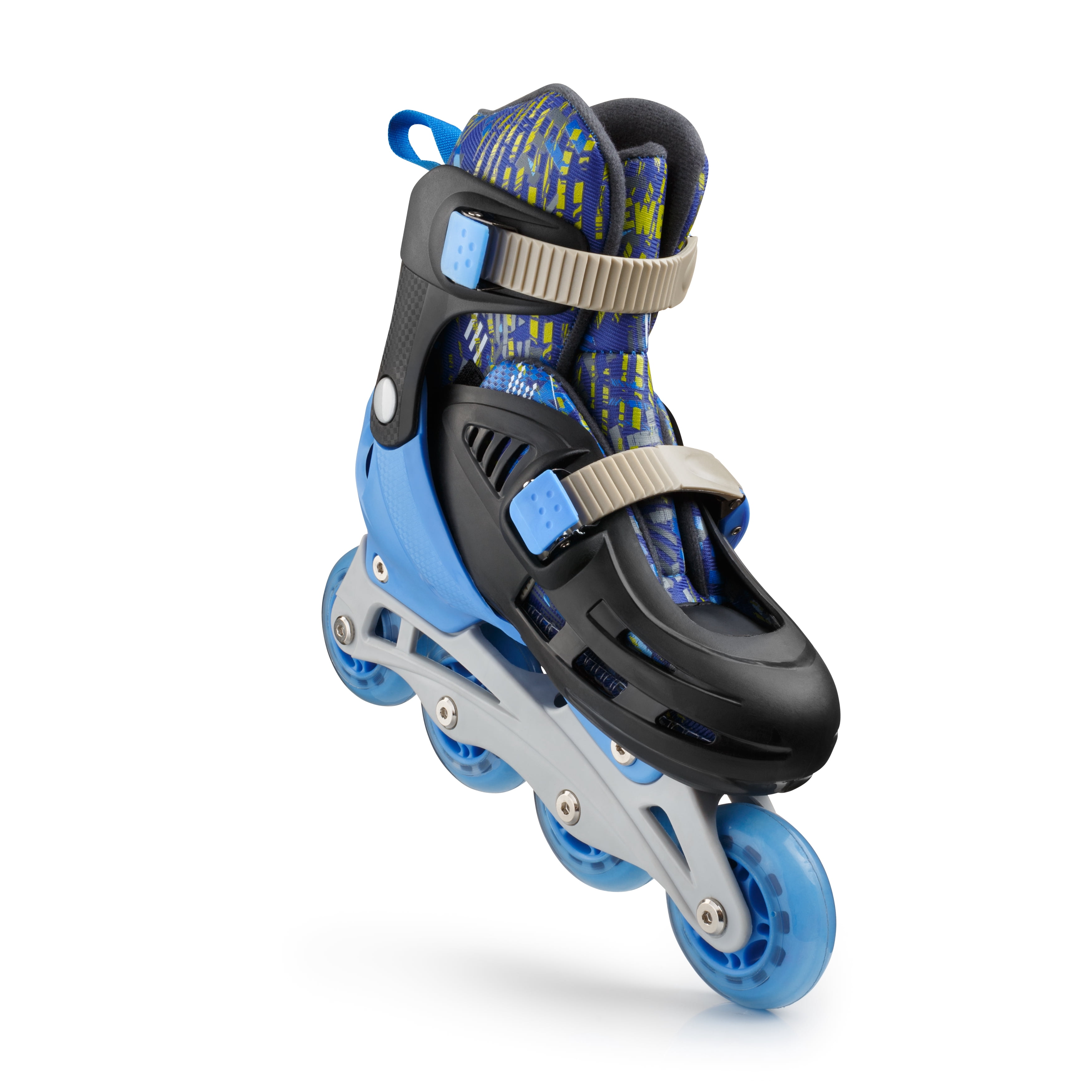 New Bounce Adjustable Inline Skates for Kids – Medium Size (2-5) – Roller Blades with Adjustable Size Feature – Comfortable and Safe Inline Skates for Boys and Girls