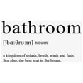 thumbnail image 1 of Vaidha Boho Funny Bathroom Signs Wall Artprint Mid Art Bathroom Poster, Do Not Include Photo Frames, 1 of 2
