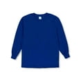 thumbnail image 2 of Gildan Adults' L/S T-Shirt - royal, s (Big Girls), 2 of 2