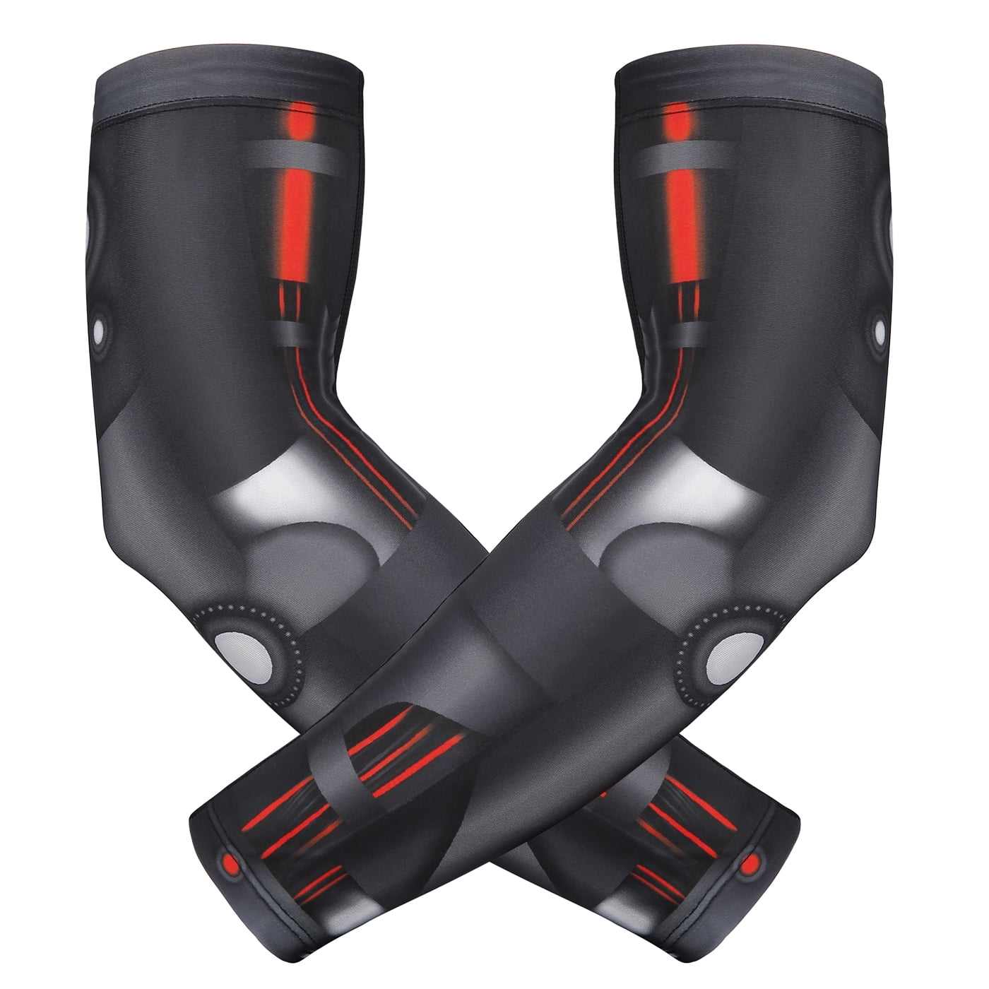 HDE Mechanical Arm Sleeve Compression Sports Cover Basketball Shooter