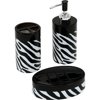 your zone zebra 3-pc accessory set