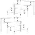 thumbnail image 2 of 1-5 Tier Acrylic Display Stand Clear Display Riser Rack for Cupcake Perfume Doll Décor Organizer Amiibo Funko POP Figures DC05 5 tier 20x10, 2 of 6