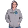thumbnail image 3 of Save Planet Earth Day Eco-Friendly Zip Up Hoodie Men's Women's Brisco Brands S, 3 of 6
