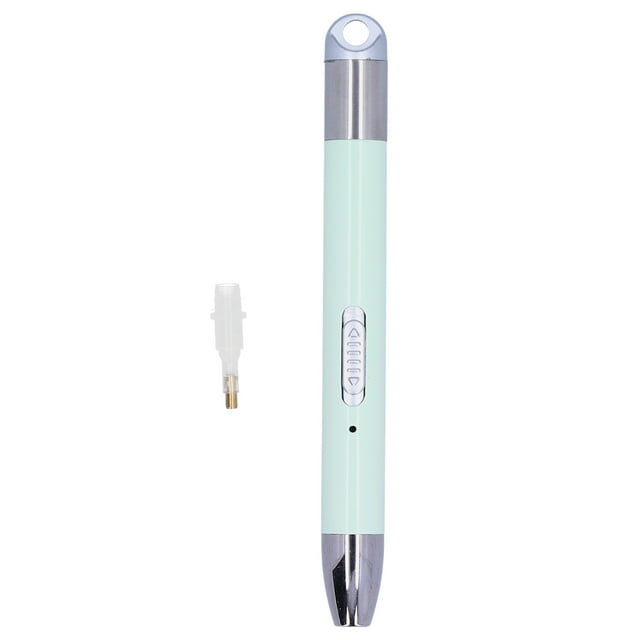 DIY Craft Tools, Easy Painting Lighting Pen ABS For Make Crafts For Cross-stitch Applique For Drawing Pen For Nail Art Matcha Green