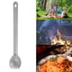 thumbnail image 4 of Cubiertos De Titanio Ligeros, Prácticos De Usar Cubiertos De Metal De Mango Largo Para Acampar Al Aire Libre Para Viajar Para Amigos OTVIAP Cuchara y tenedor de mango largo, 4 of 8