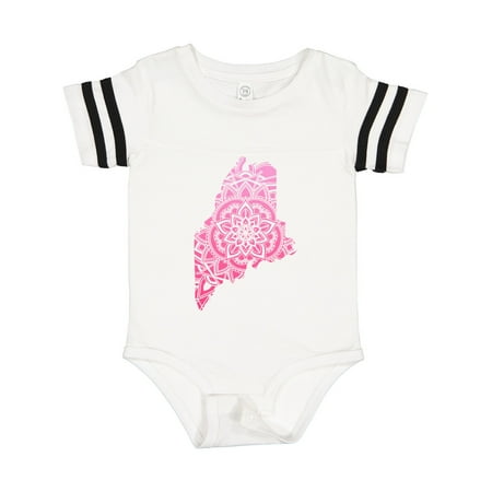 

Inktastic Maine Silhouette Mandala Gift Baby Boy or Baby Girl Bodysuit