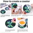 thumbnail image 3 of Goyunwell 8 Pcs Aurora Diamond Art Coasters Kits with Holder, Landscape Diamond Painting Coasters Kits for Adults, DIY 5D Nature Scenery Diamond Dots Small Mini Kit Full Drill Art Craft Supplies for, 3 of 5