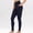 #Navy, variant on DPTALR Women's Workout Pocket Leggings Fitness Sports Running Yoga Athletic Pants,Khaki,Size XXL