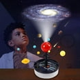 thumbnail image 1 of Estbridge 1 Set Solar System Model Kit Nine Planets Model Science DIY Assembly Parent-child Interaction Planetarium Kids Educational Toy for Children Kids Adults Ages 8+ By, 1 of 9