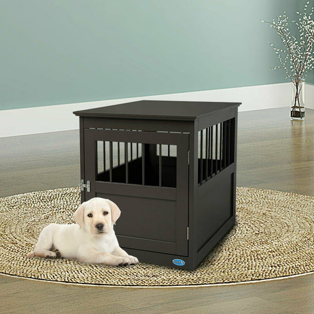 Crates are made for dogs that are familiar with crates and are less likely to chew. walmart