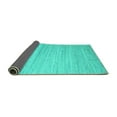 thumbnail image 2 of Ahgly Company Indoor Rectangle Abstract Turquoise Blue Contemporary Area Rugs, 7' x 10', 2 of 4