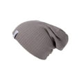 thumbnail image 2 of Soft Ribbed Slouchy Beanie - Light Grey, 2 of 2