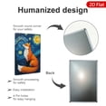 thumbnail image 6 of 1pc Metal Wall Art, 8x12 Inches, Featuring a Vibrant Fox Design Against a Starry Night Background, Rustproof & UV Protected, Perfect for Home Decor, Bedroom, Living Room, Office, Animal Lover Gift, 6 of 7