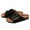 Black, variant on Gubotare Kids Slides Girls Indoor Kids Girls Cartoon Slippers Toddler Baby Cute Flower Slippers Soft Non-slip Slippers Thick Sole Outdoor Slippers (Brown,Big Kids 1)