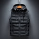 thumbnail image 1 of Chaleco para hombre, chaqueta acolchada de algodón, abrigo de ajustadas coreanas, chaleco grueso y cálido, ropa para hombre, 1 of 5
